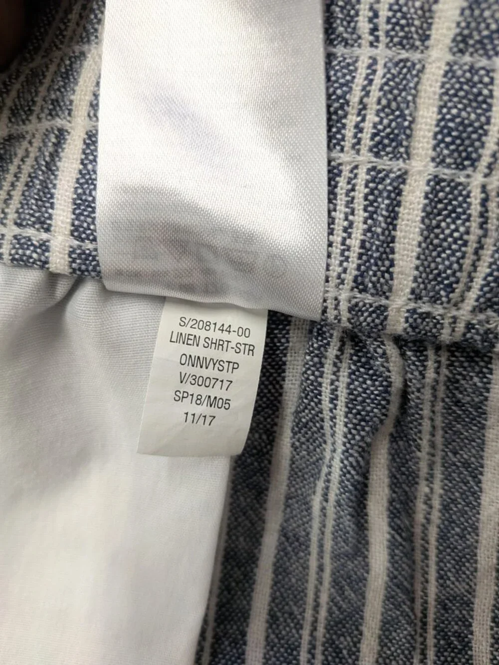 Old Navy Linen Blend Striped Pull On Shorts Drawstring Mid Rise Coastal X Large